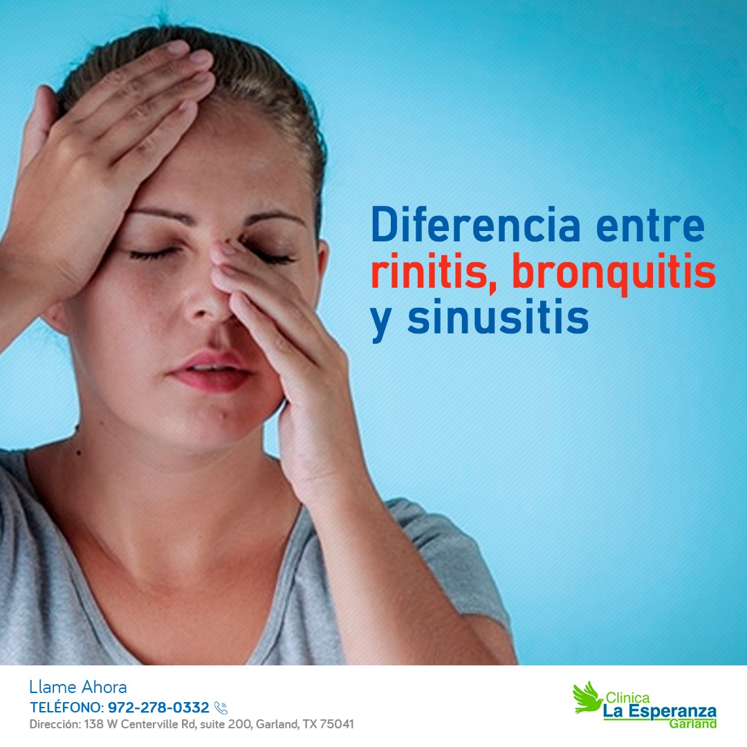 Diferencia Entre Bronquitis Sinusitis Y Rinitis